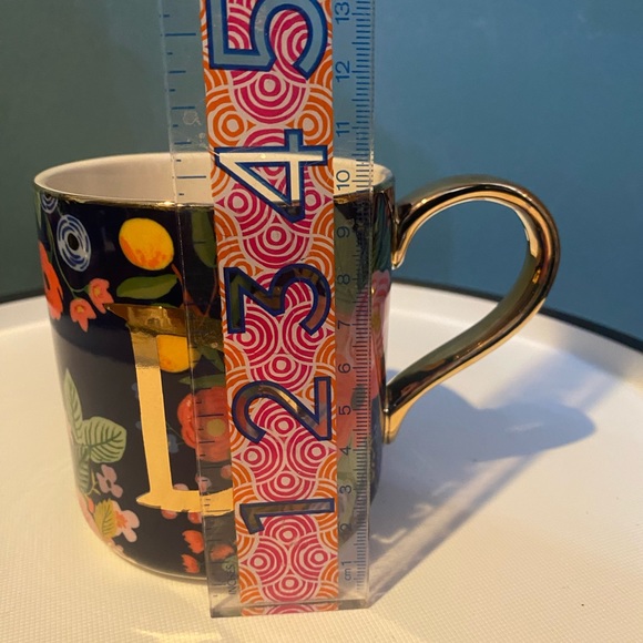 Anthropologie Rifle Paper Co Garden Party Monogram “D” 🌺 Mug - Picture 9 of 9